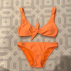 Hollister orange bikini